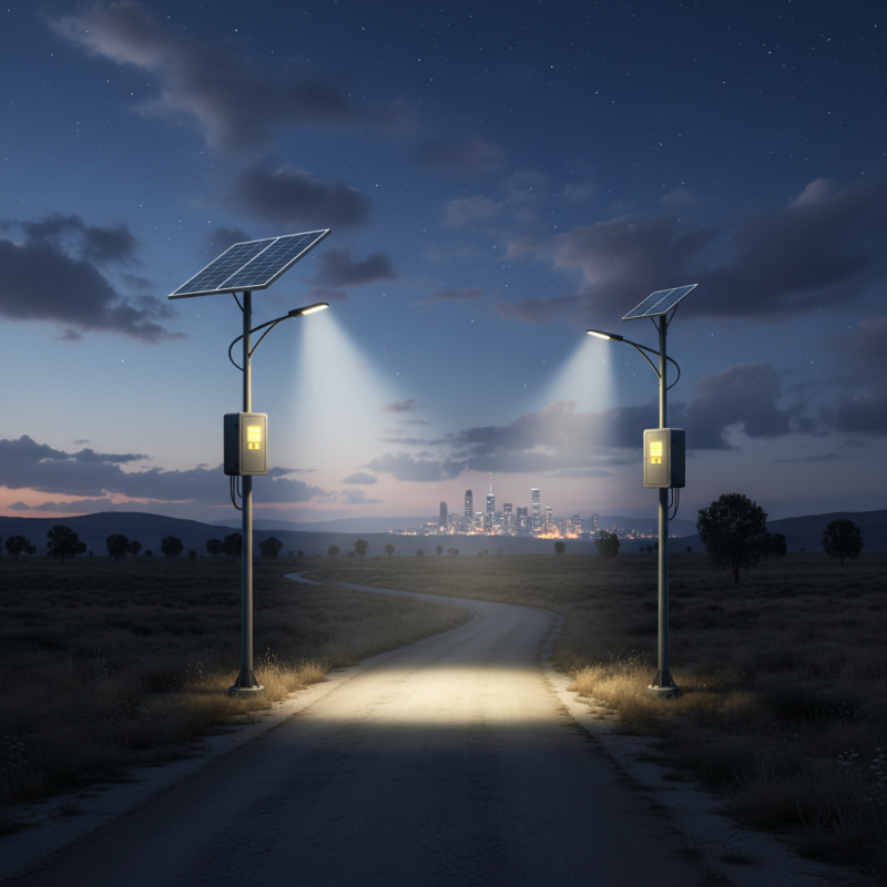 How does battery capacity influence solar street light performance?