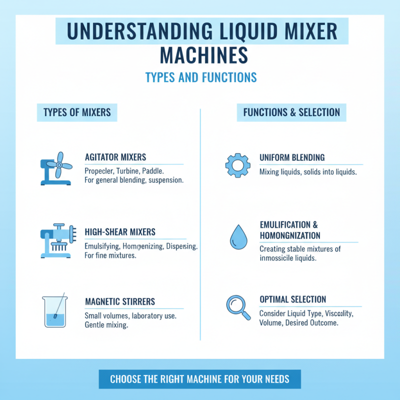 How to Choose the Best Liquid Mixer Machine for Your Needs?
