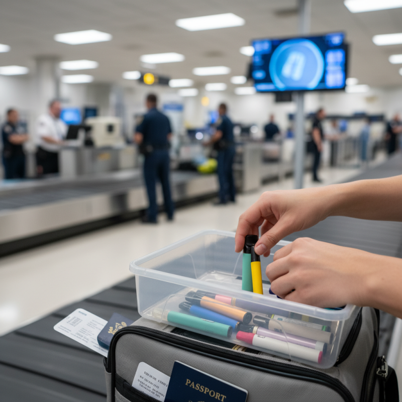 How to Travel with Disposable Vapes on a Plane Safely
