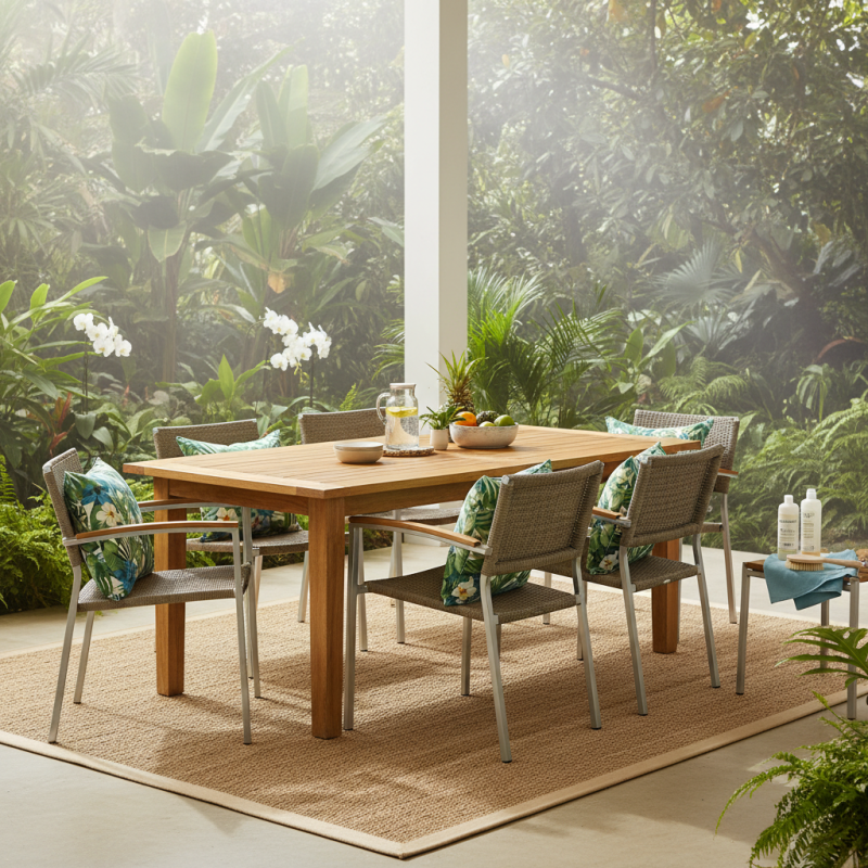 Top 10 Tips to Care for Outdoor Dining Furniture in Humid Weather?