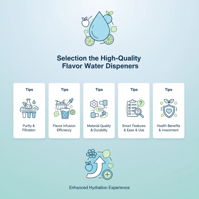 Top 5 Tips for Choosing a High Quality Flavor Water Dispenser?