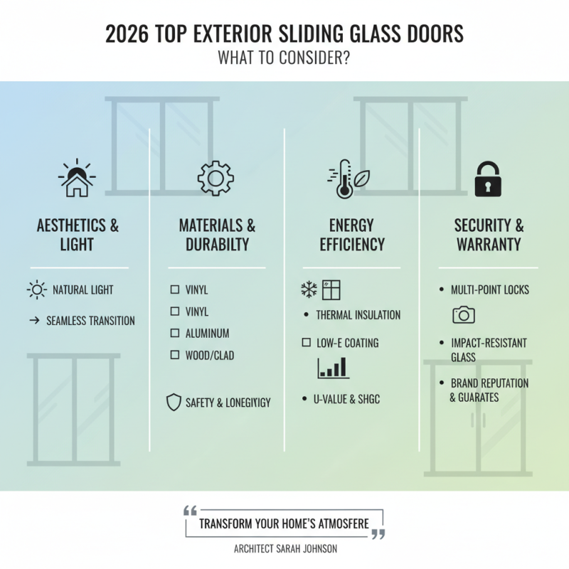 2026 Top Exterior Sliding Glass Doors What to Consider?