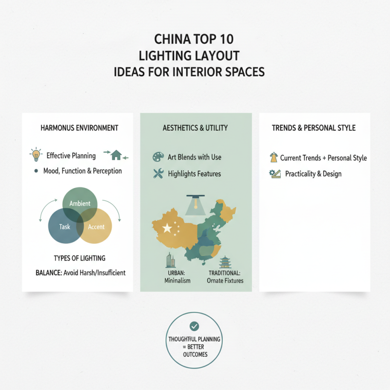 China Top 10 Lighting Layout Ideas for Interior Spaces?