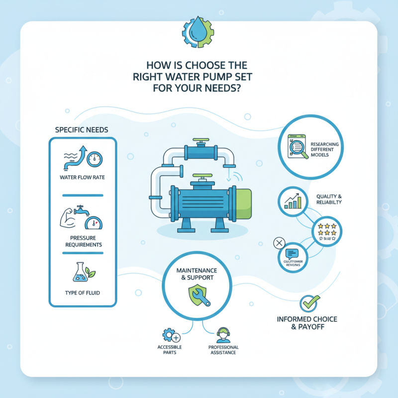 How to Choose the Right Water Pump Set for Your Needs?
