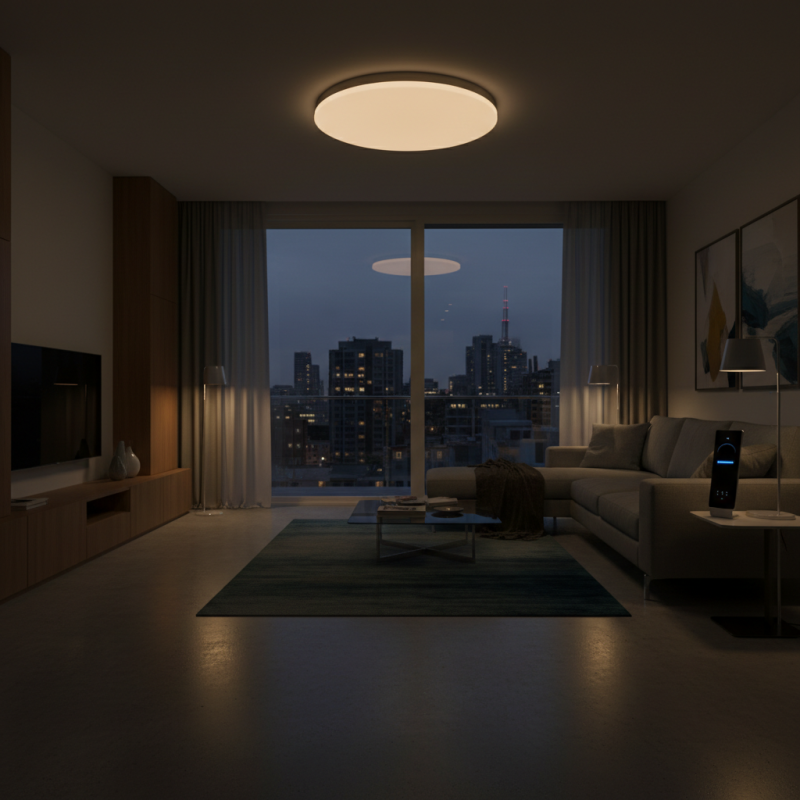 How does using dimmable LED lighting reduce energy costs?