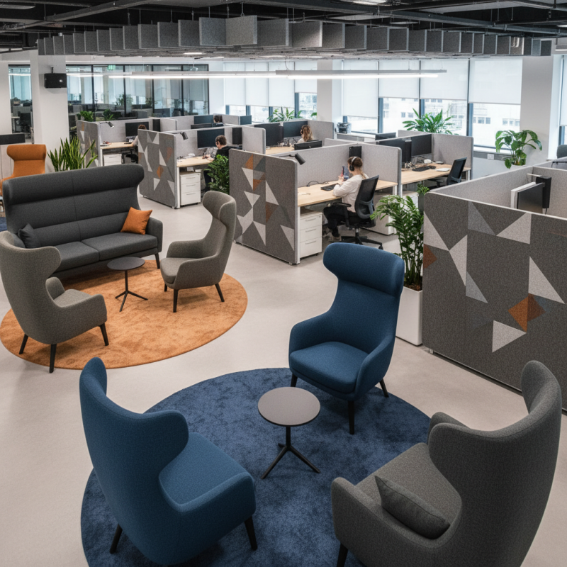 How to Use Furniture to Reduce Noise in a Busy Office?