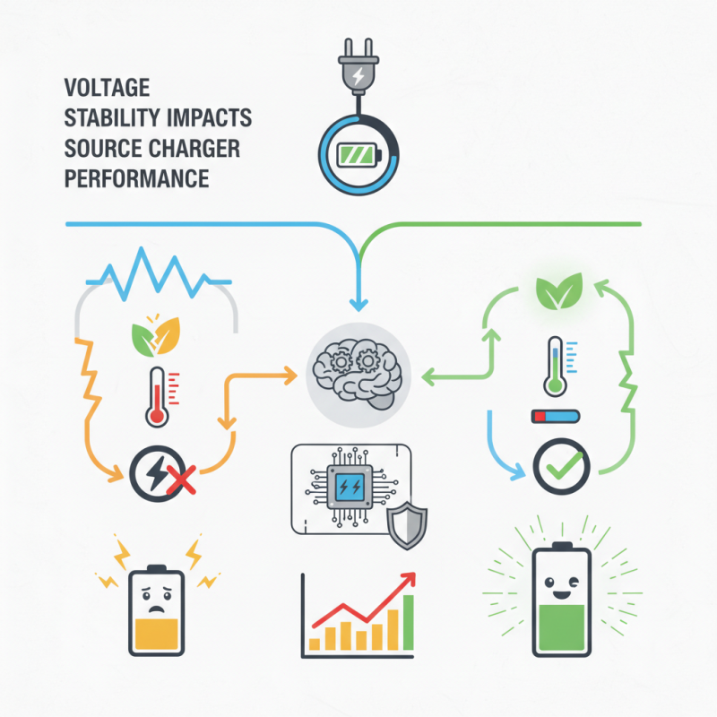 How Does Voltage Stability Impact Source Charger Performance?