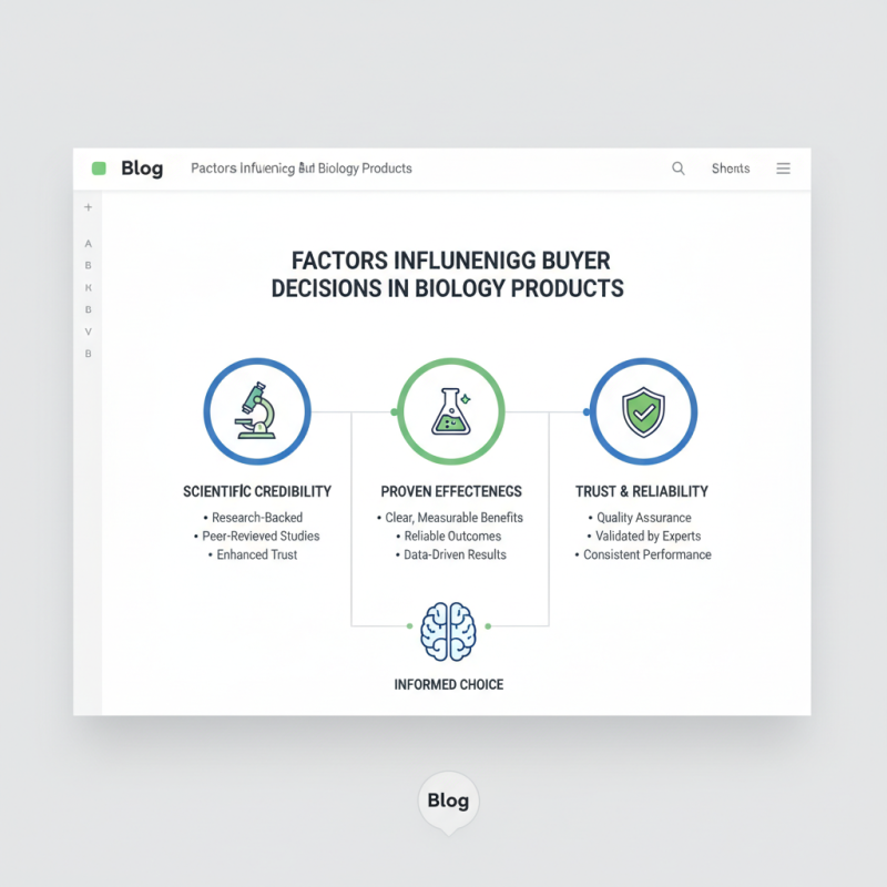 Top Biology Products for Global Buyers to Consider?
