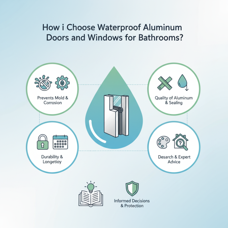 How to Choose Waterproof Aluminum Doors and Windows for Bathrooms?