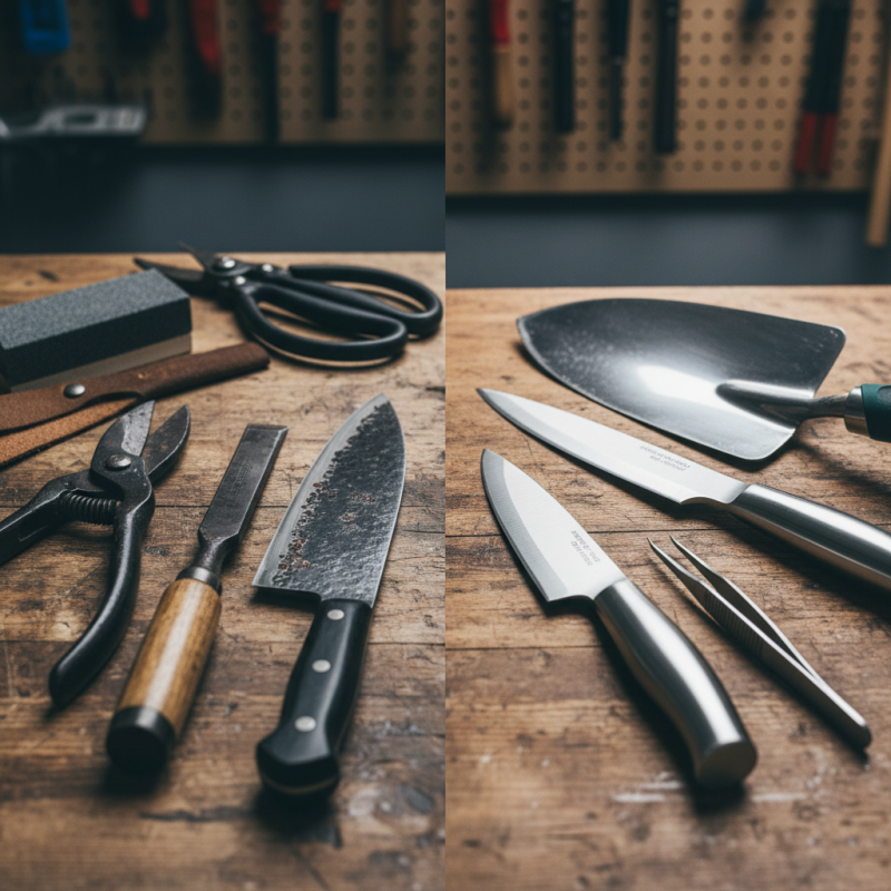 Why is Carbon Steel Superior to Stainless Steel for Tools?