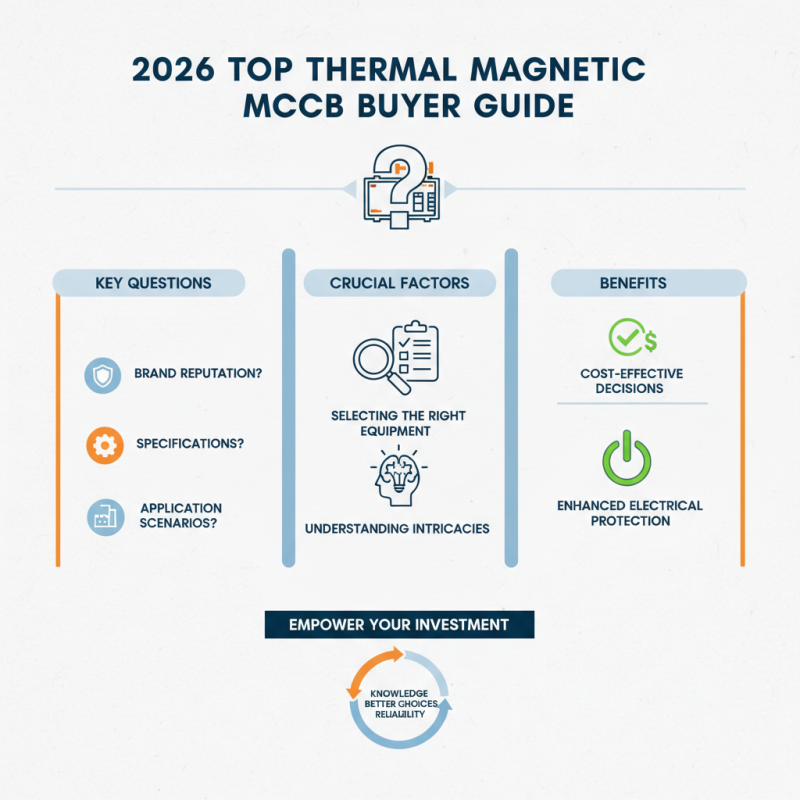 2026 Top Thermal Magnetic MCCB Buyer Guide Questions?