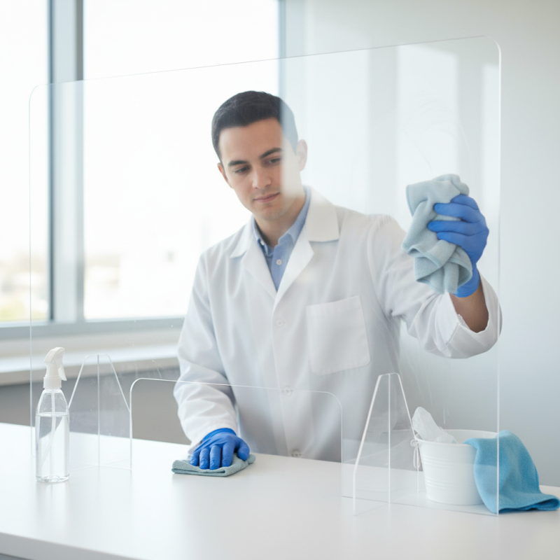 How to Clean and Maintain PETG Barriers Effectively?