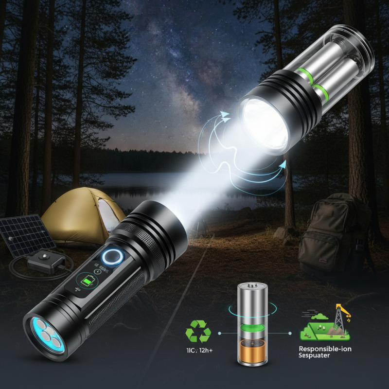How Rechargeable Lithium Batteries Boost LED Flashlight Efficiency?