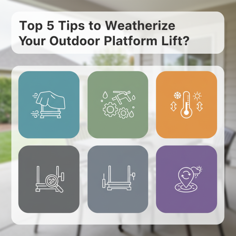 Top 5 Tips to Weatherize Your Outdoor Platform Lift?