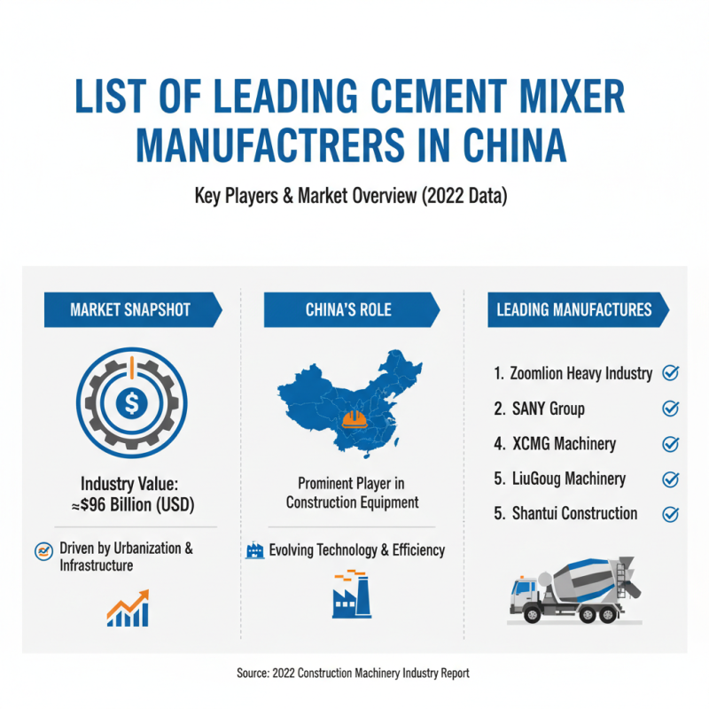 Top China Cement Mixer Suppliers for Quality Construction Needs?
