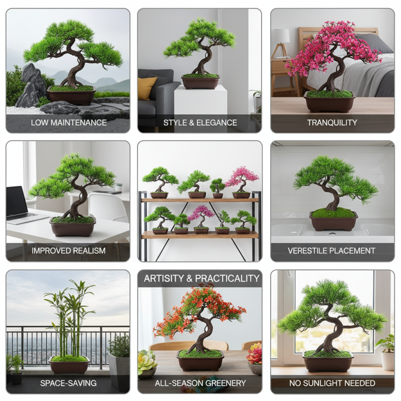 Top 10 Benefits of Using Artificial Plant Bonsai in Home Decor?