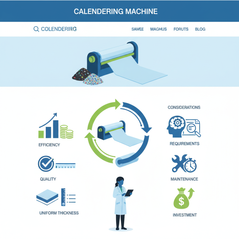 Why Choose a Calendering Machine for Your Manufacturing Needs?