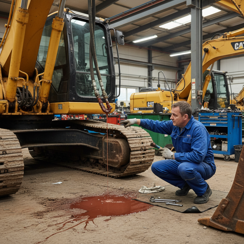 How to Fix Hydraulic Leaks on Crawler Excavators?