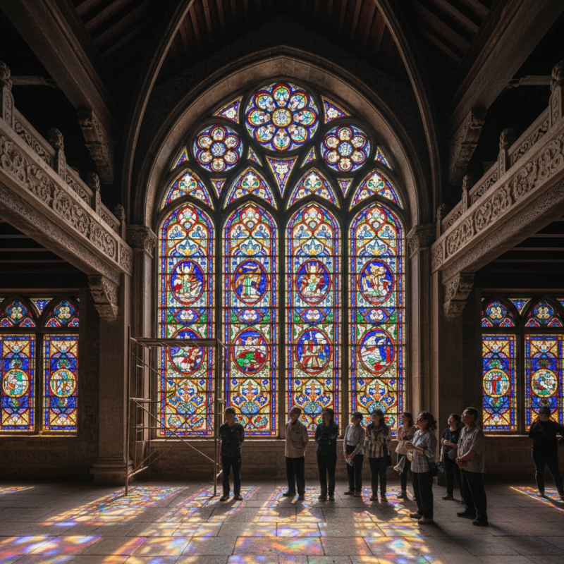 Explore the Beauty of Gothic Architecture Stained Glass in China?