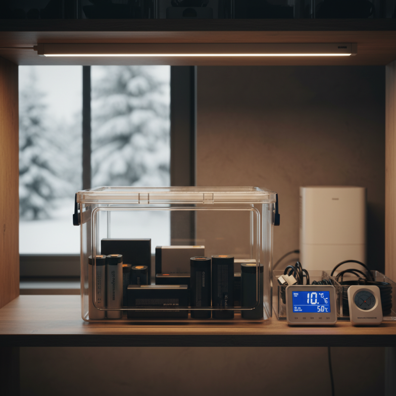 How to Properly Store Lithium Batteries in Winter Months?