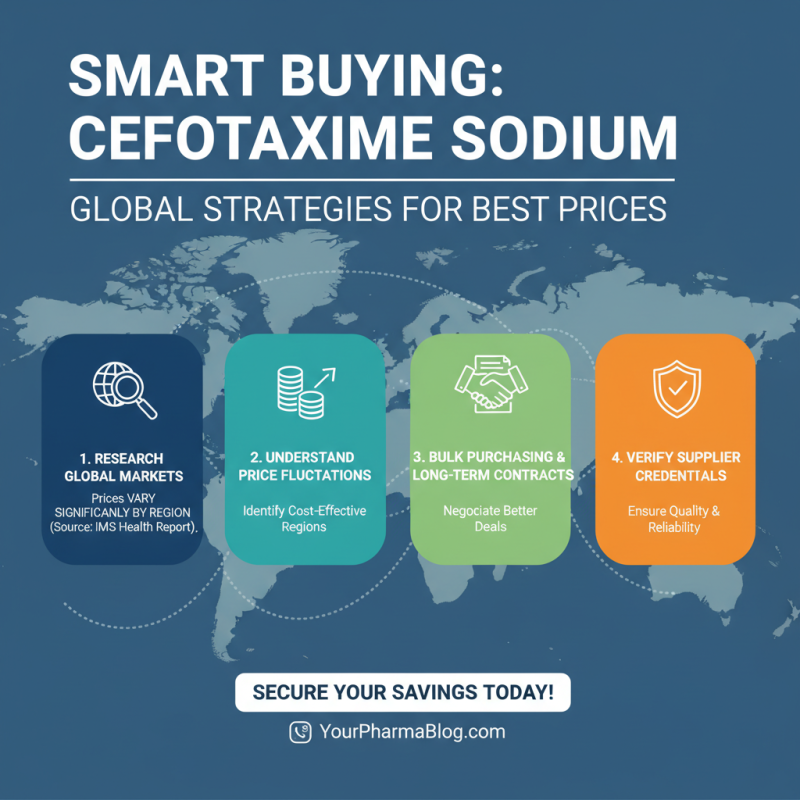 Cefotaxime Sodium Best Price for Global Buyers?