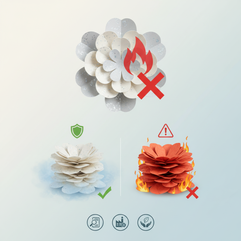 Are Paper Flowers Fire Retardant for Commercial Use?
