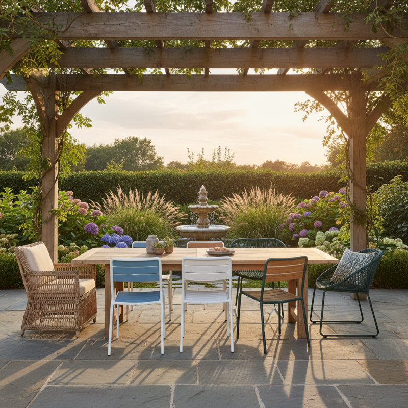 How to Mix and Match Outdoor Dining Chairs for Stylish Spaces?