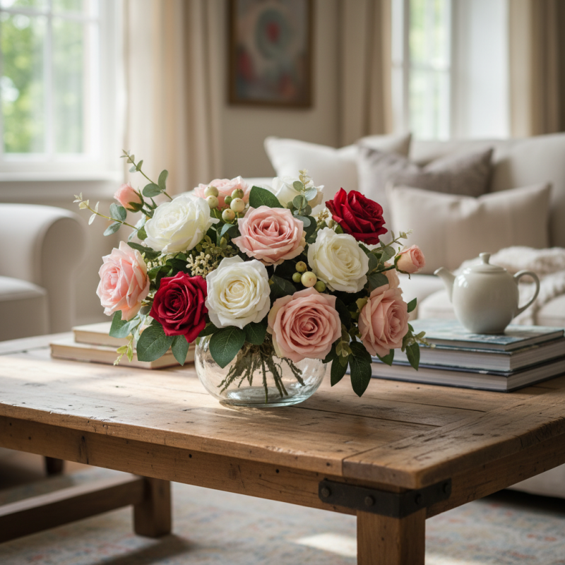 Best Faux Rose Arrangement Ideas for Home Decor?