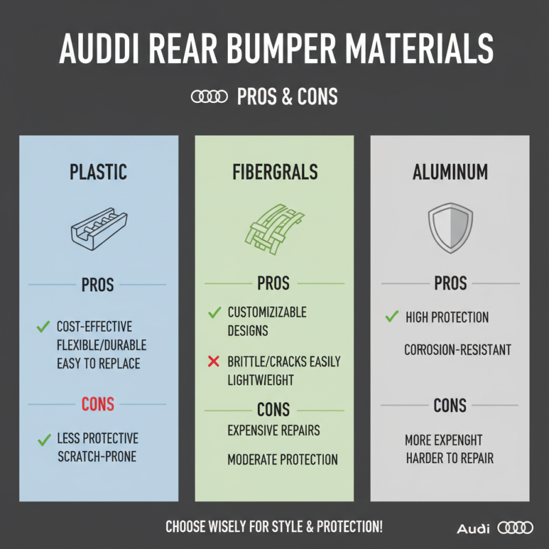 Top 5 Audi Rear Bumper Options for Enhanced Style and Protection?