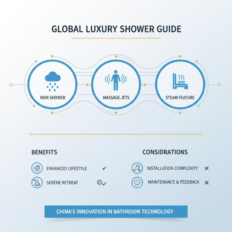China Top 3 Functional Luxury Shower Options for Global Buyers?