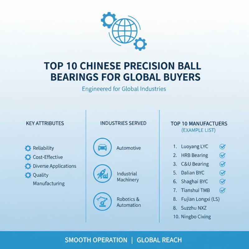 Top 10 Precision Ball Bearings from China for Global Buyers?