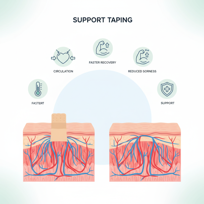 How Support Taping Boosts Blood Circulation Effectively?