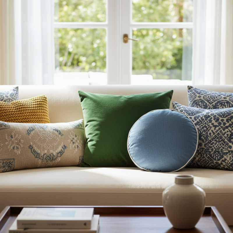 Best Fabrics for Decorative Cushions in Home Decor?