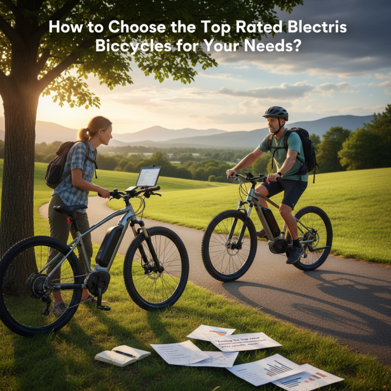 How to Choose the Top Rated Electric Bicycles for Your Needs?