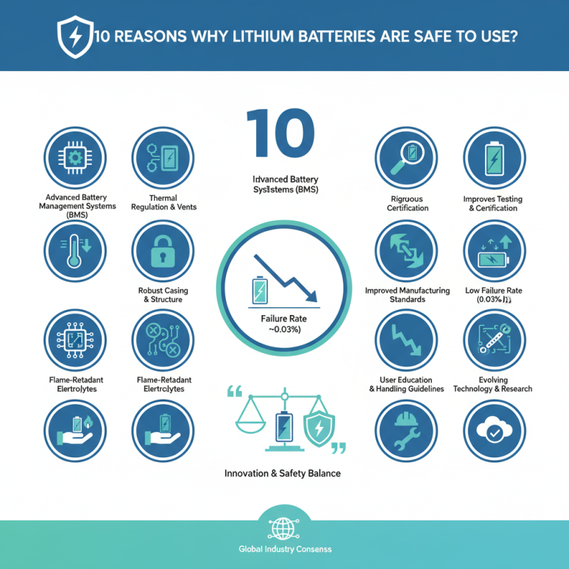 Top 10 Reasons Why Lithium Batteries Are Safe to Use?
