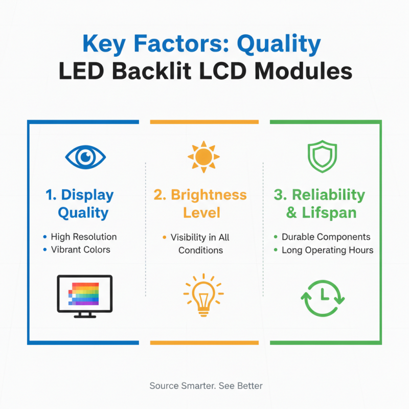 10 Essential Tips for Sourcing Led Backlit Lcd Modules