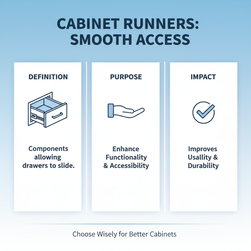 What are Cabinet Runners and How to Choose Drawer Runners?