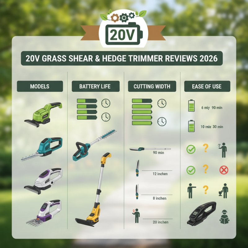 2026 Best 20V Grass Shear and Hedge Trimmer Reviews?