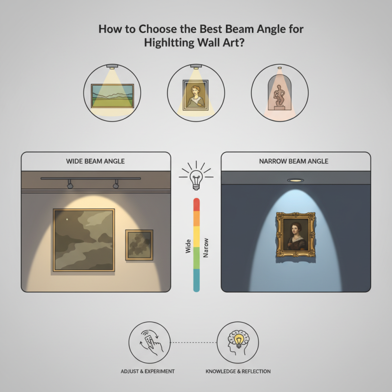 How to Choose the Best Beam Angle for Highlighting Wall Art?
