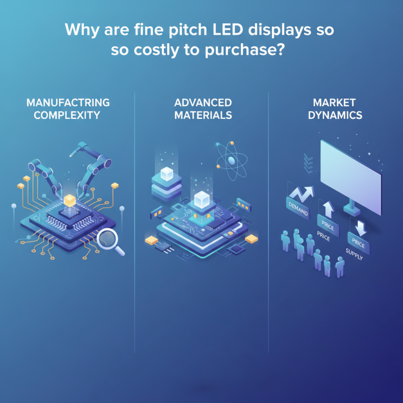 Why are fine pitch LED displays so costly to purchase?