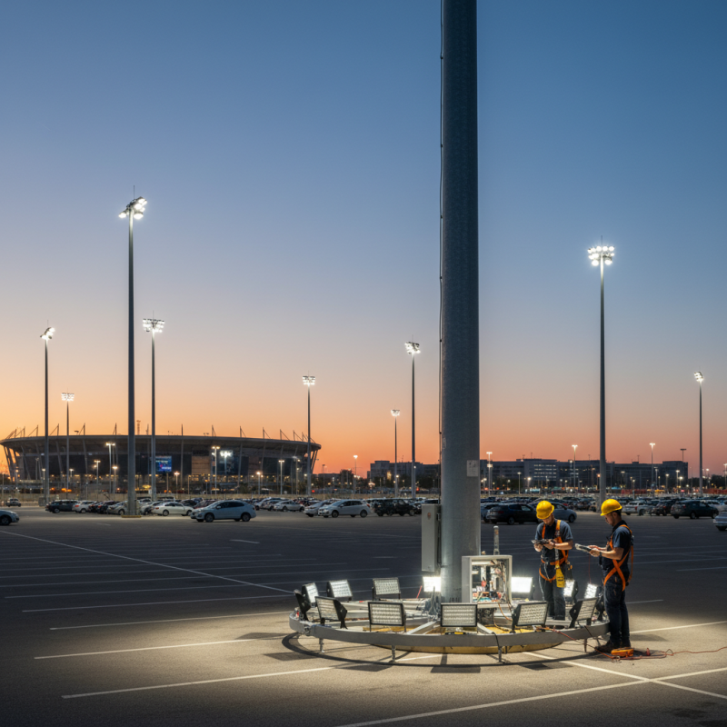 How to Effectively Maintain High Mast Lowering Systems?