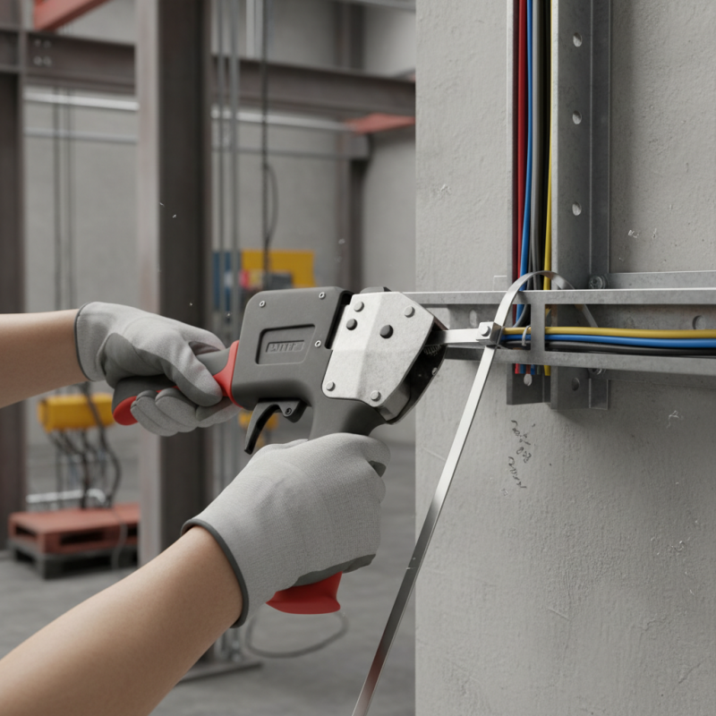 How to Install Stainless Steel Cable Tie with Gun?