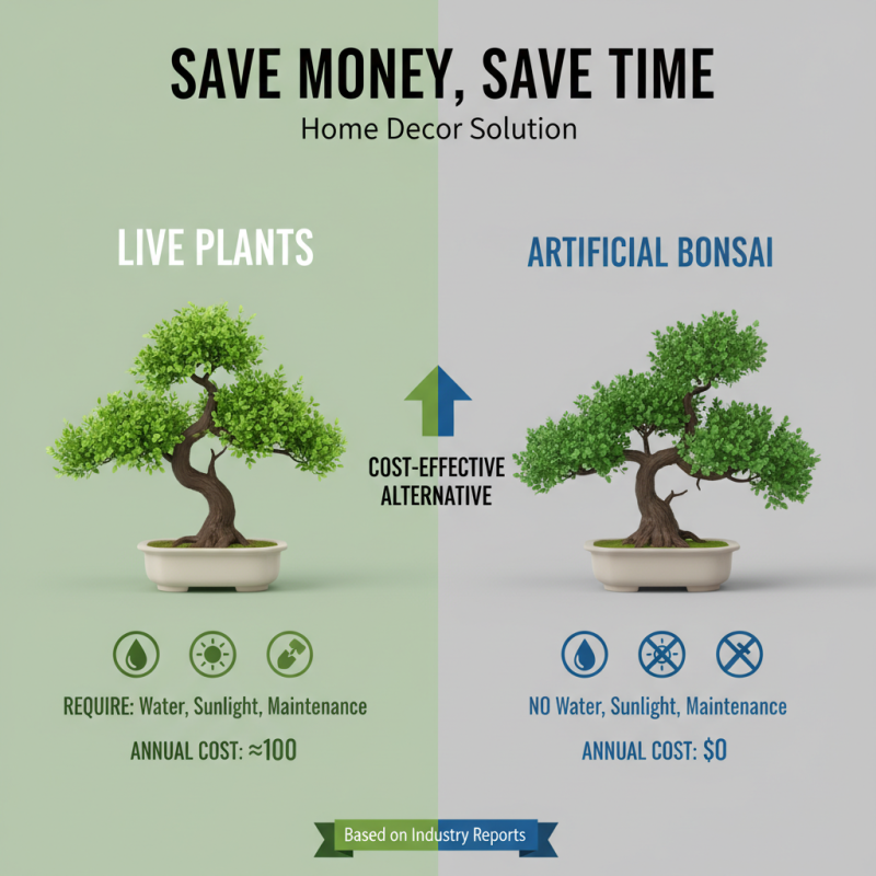 Top 10 Benefits of Using Artificial Plant Bonsai in Home Decor?