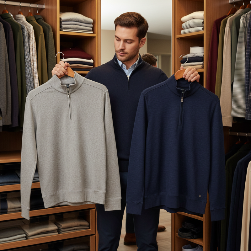 How to Choose the Best Men's 1/4 Zips for Your Wardrobe?