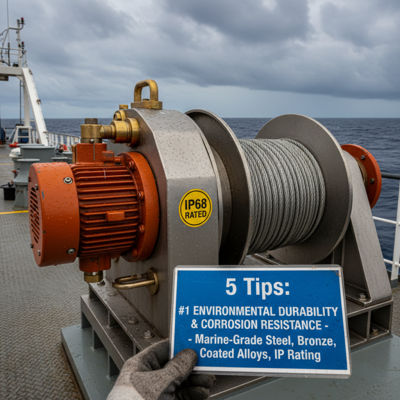 ¿5 consejos para elegir el accionamiento del cabrestante para aplicaciones marinas?