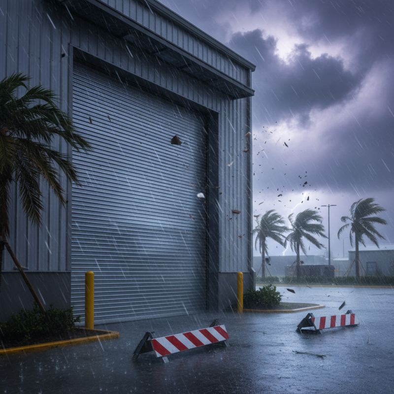 Why Is Wind Load Rating Important for External Industrial Doors?