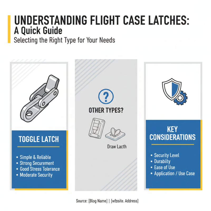 How to Choose the Best Flight Case Latch for Your Needs?
