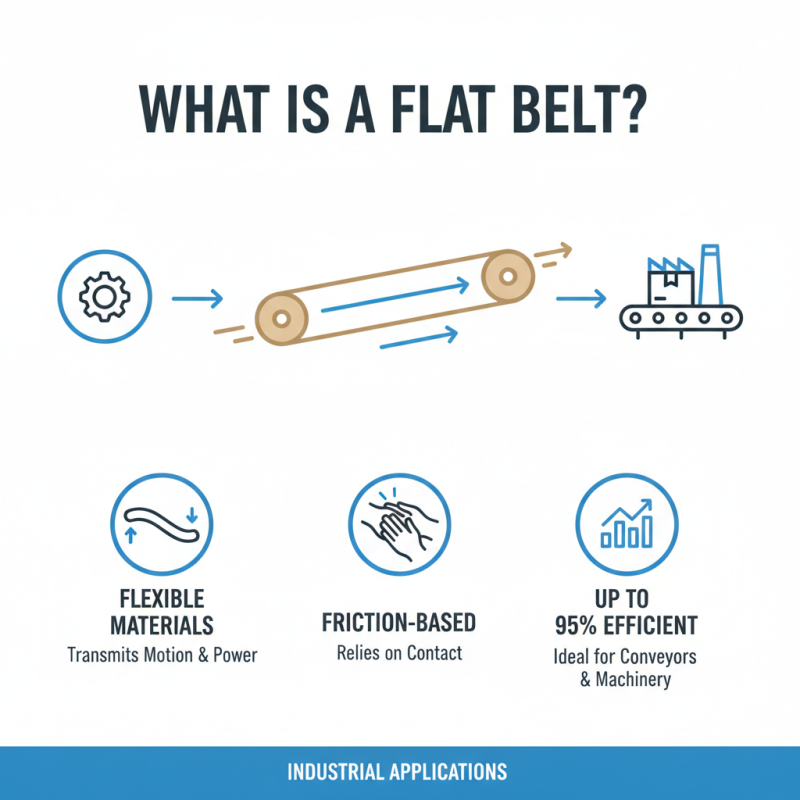 What is Flat Belt and How Does It Work for Industries?