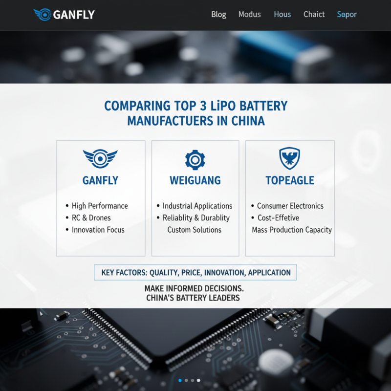 China Top 3s Lipo Battery for Global Buyers How to Choose?