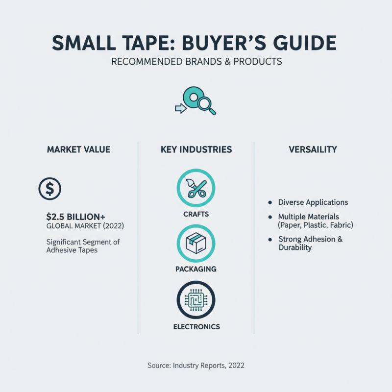 Top Small Tape Types for Your Sourcing Needs?